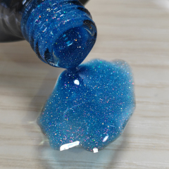 rainbow shiny disco gel