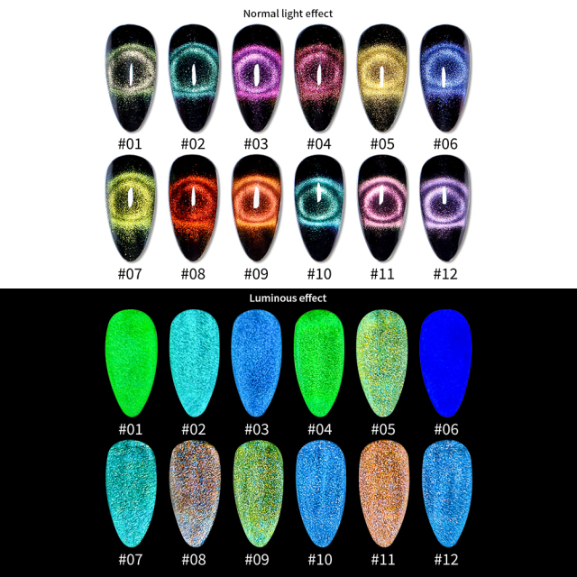 luminous 9D cat eye