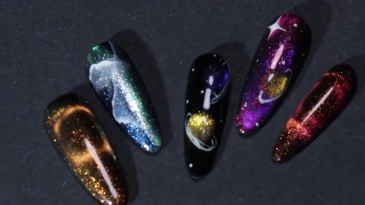 9D starry cat eye