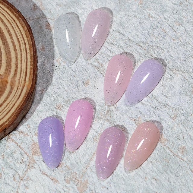 candy glitter base gel