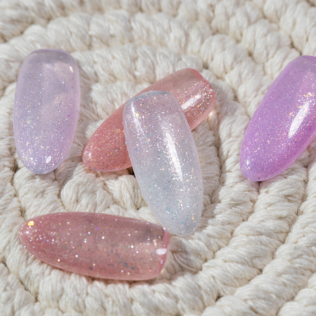 glitter base gel