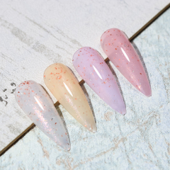 glitter nude base gel