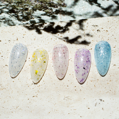 Glitter base gel