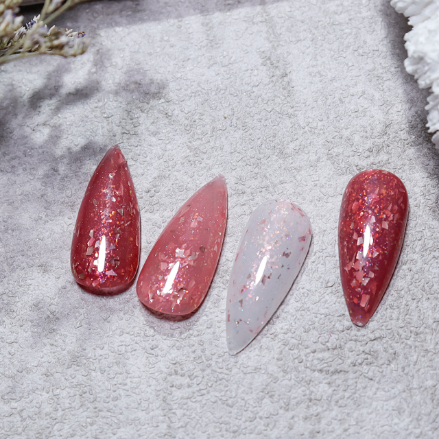 glitter base gel