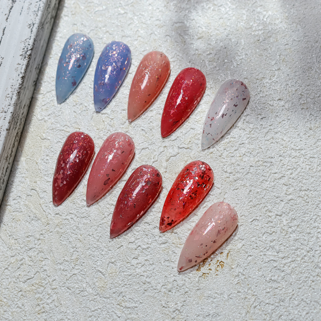 glitter base gel