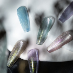Aurora ice crystal cat eye