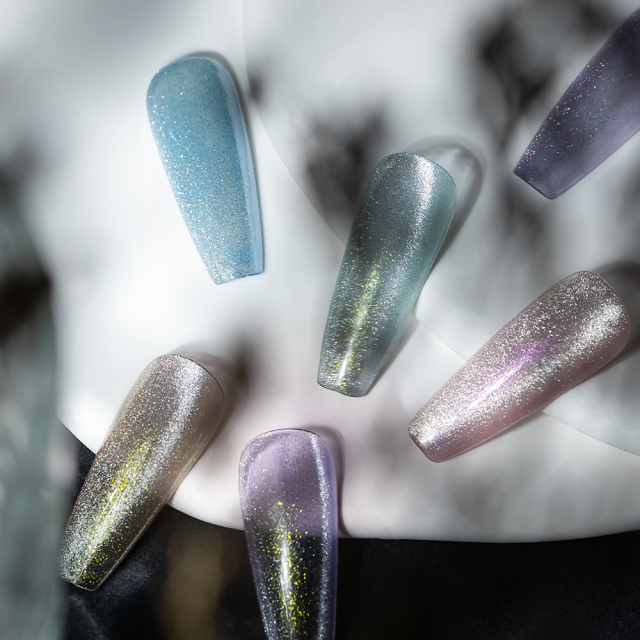 Aurora ice crystal cat eye