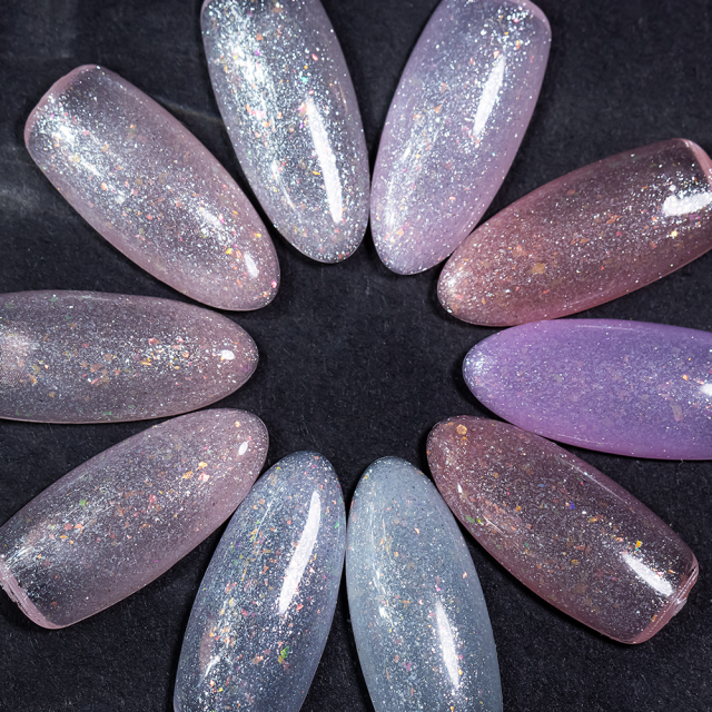 glitter base gel