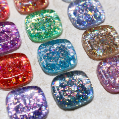 Laser glitter gel
