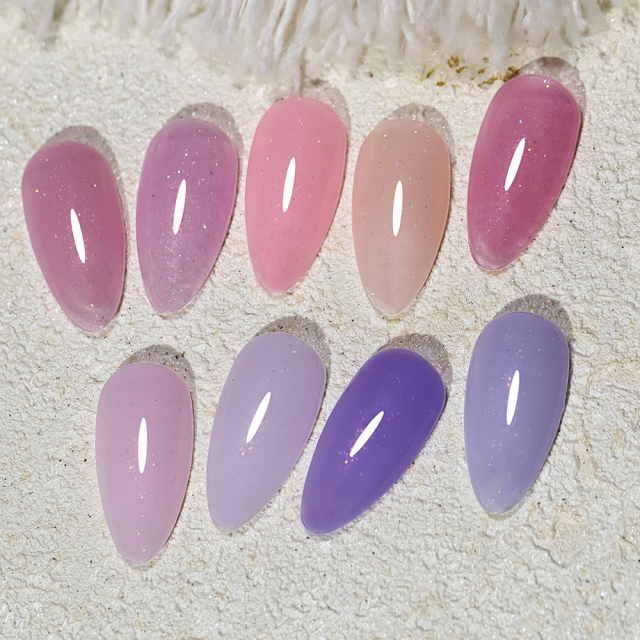 glitter base gel
