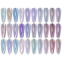 Aurora ice crystal cat eye