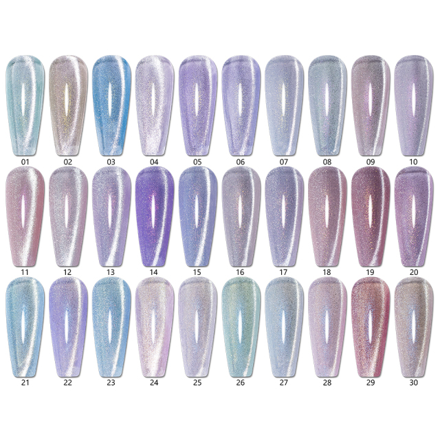 Aurora ice crystal cat eye