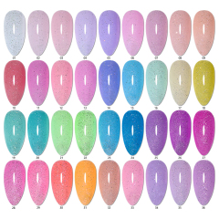 candy glitter base gel