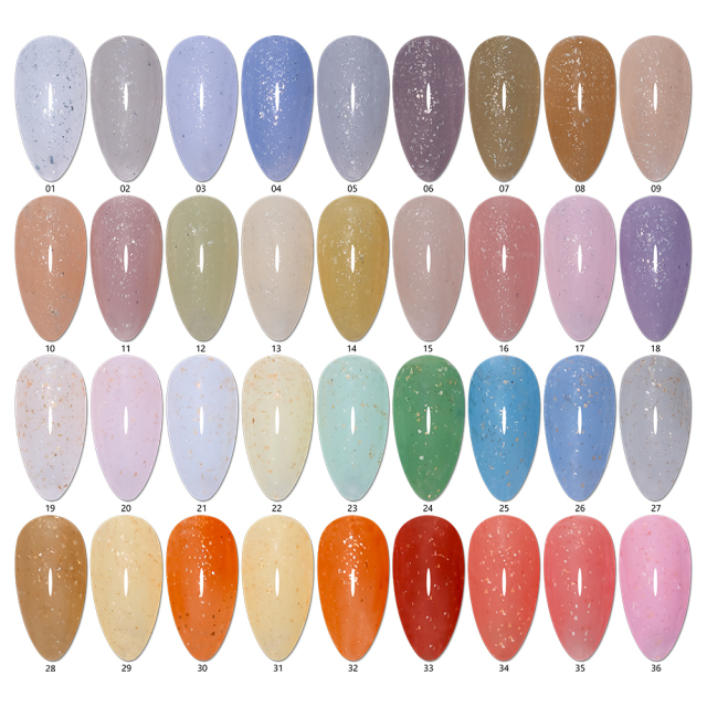gilitter rubber base