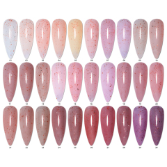 glitter nude base gel