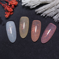 nude brocade gel