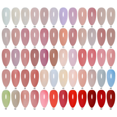 nude series glitter base gel 60 colors