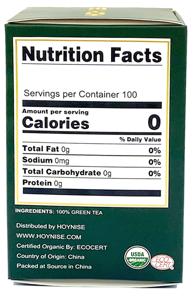 OGANIC CHINESE GREEN TEA HIGH MOUNTAIN TEA