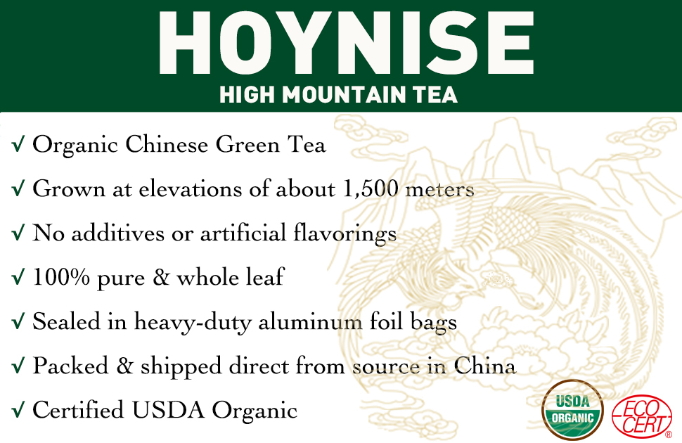 OGANIC CHINESE GREEN TEA HIGH MOUNTAIN TEA