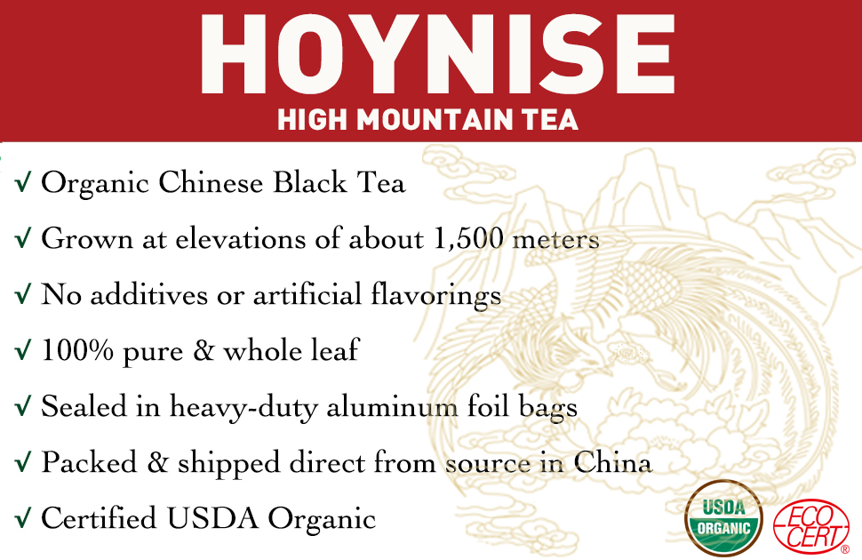 OGANIC CHINESE BLACK TEA HIGH MOUNTAIN TEA