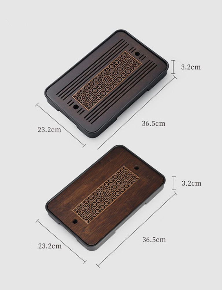 Bamboo tea tray