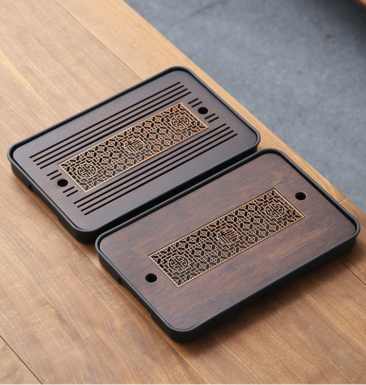 Bamboo tea tray