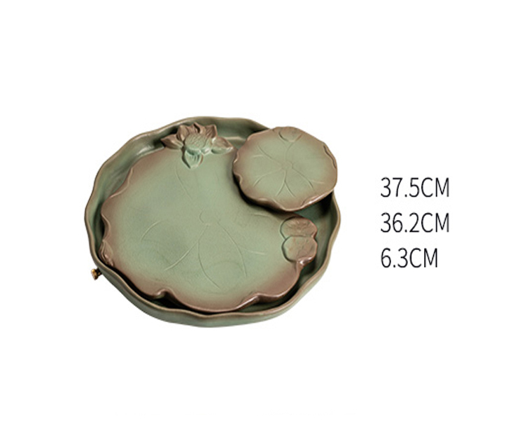 Ceramic tea tray