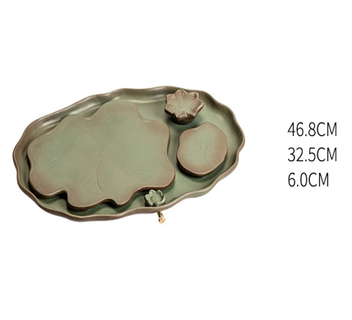 Ceramic tea tray