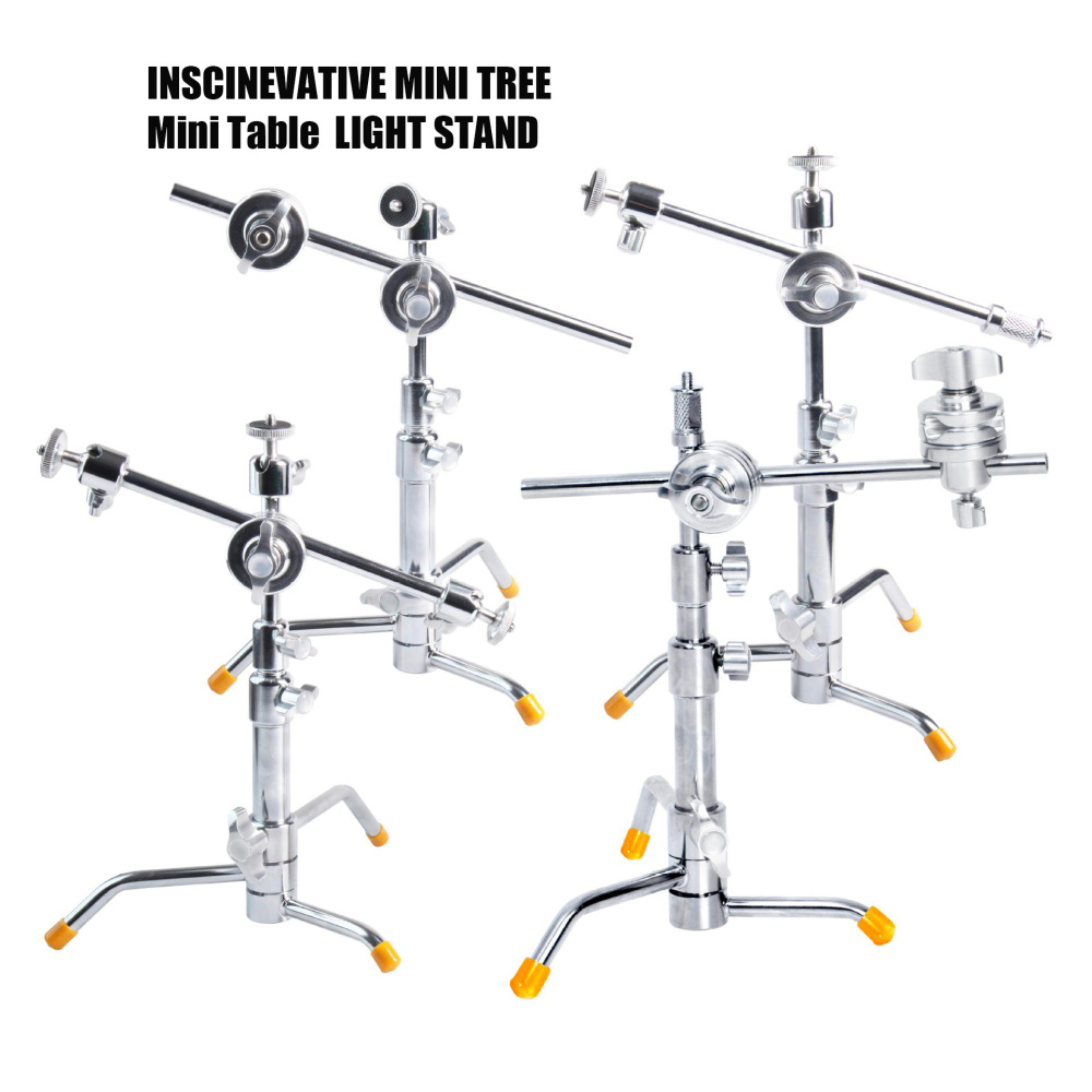 MINI TREE Mini C-Stand Magic Leg Desktop Light Stand Tripod Small Mobile Phone Stand