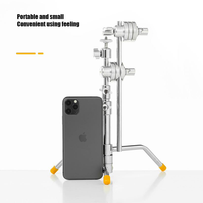 MINI TREE Mini C-Stand Magic Leg Desktop Light Stand Tripod Small Mobile Phone Stand