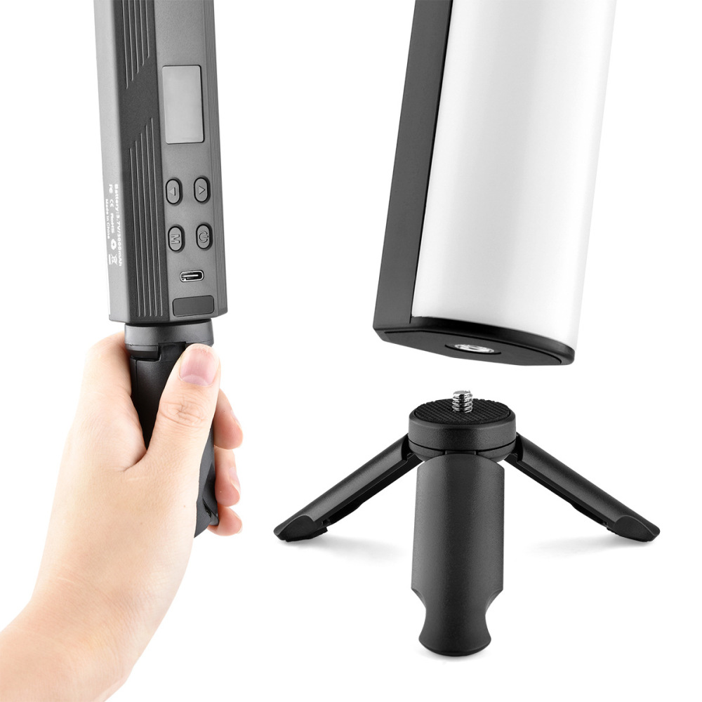 W200 RGB200W portable live fill light stick soft light color temperature camera shooting photography LED environment atmosphere light