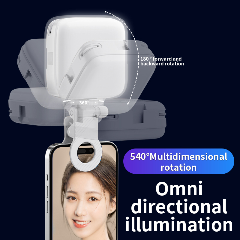 M11 3000-9900K Rechargable Mobile phone fill light portable pocket light self-timer charging handheld RGB photography lighting outdoor soft light photography