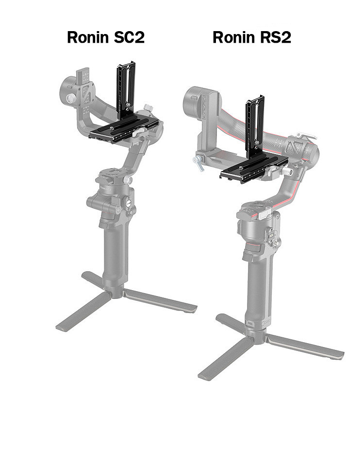 INSCINEVATIVE 9527 L-shaped quick-release plate base for horizontal and vertical shooting for Zhiyun WEEBILL S SLR DJI RS2 RSC2 RS3 RS3PRO Gimbal