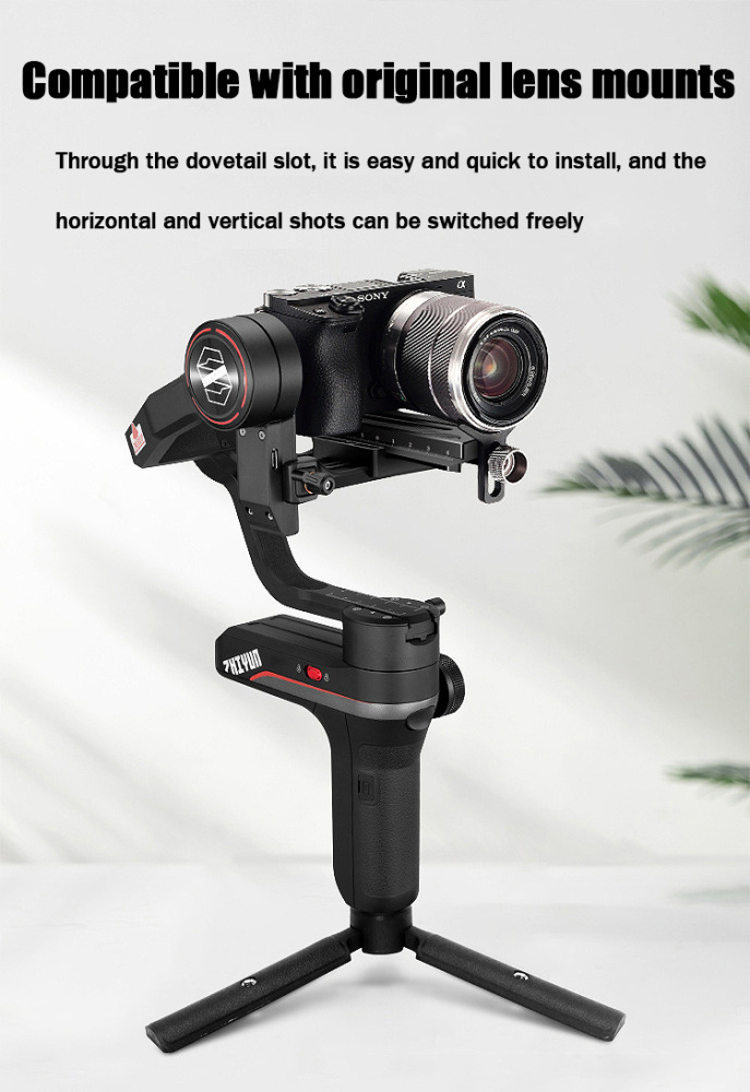 INSCINEVATIVE 9527 L-shaped quick-release plate base for horizontal and vertical shooting for Zhiyun WEEBILL S SLR DJI RS2 RSC2 RS3 RS3PRO Gimbal