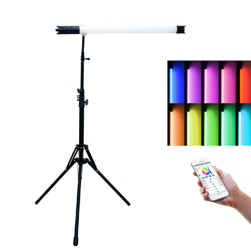 STAR 2FT&4FT RGB 2FT LED RGB TUBE Light w Color Effect APP/DMX Control