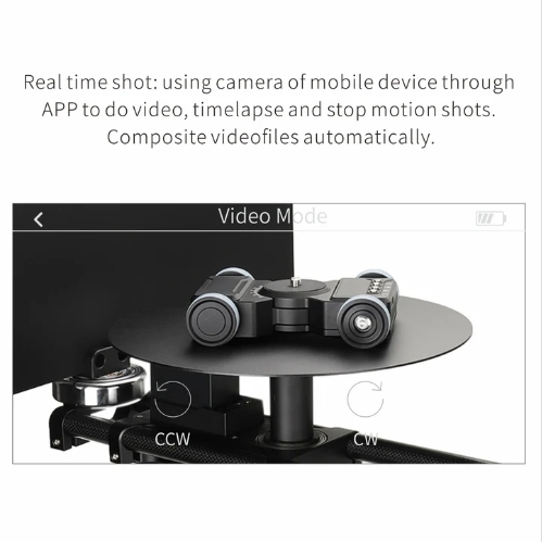 SMOOTH360 PRO  MOTORIZED 360 ° CAMERA ROTATION PLATFORM FOR VIDEO PHOTOGRAPHY WITH WIRELESS MOBILE APP CONTROL