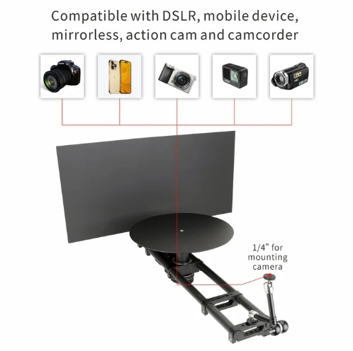 SMOOTH360 PRO  MOTORIZED 360 ° CAMERA ROTATION PLATFORM FOR VIDEO PHOTOGRAPHY WITH WIRELESS MOBILE APP CONTROL