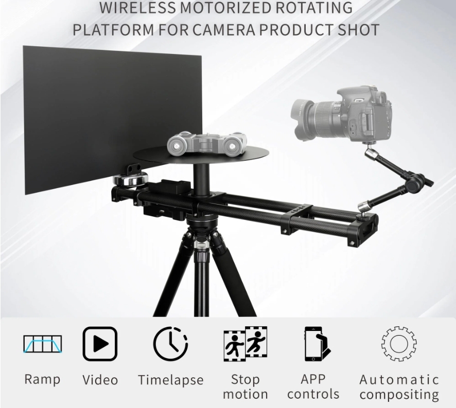 SMOOTH360 PRO  MOTORIZED 360 ° CAMERA ROTATION PLATFORM FOR VIDEO PHOTOGRAPHY WITH WIRELESS MOBILE APP CONTROL