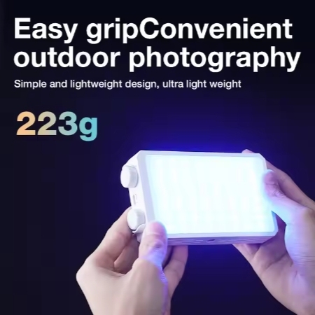 SR-U25 High Power 25W RGB Full Color Beauty Fill Light Outdoor Photography Lighting Pocket Light Live Video
