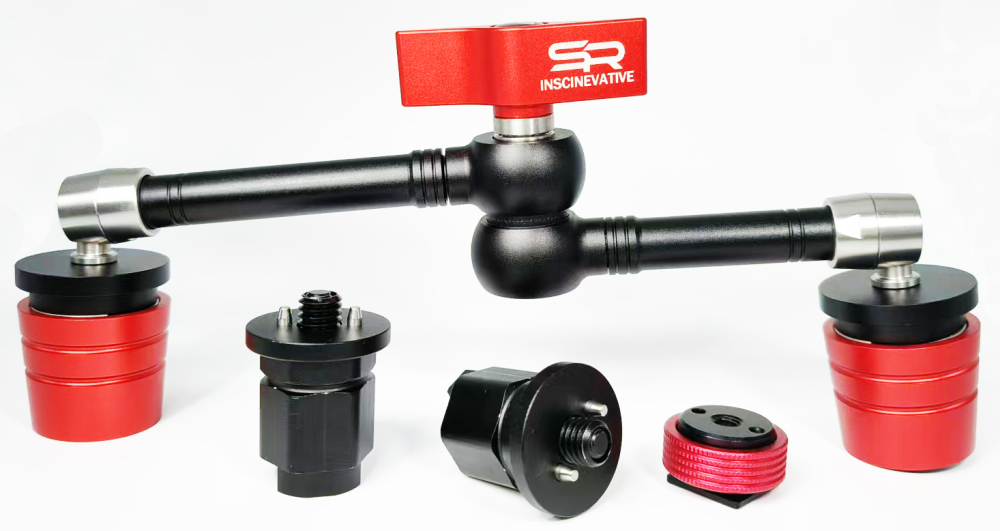 SIRAN SR-896 MIRAGE 7’’ 11''MAGIC ARM WITH QUICK-RELEASING QR MOUNT PLATE& CAMERA COLD SHOE MOUNTING