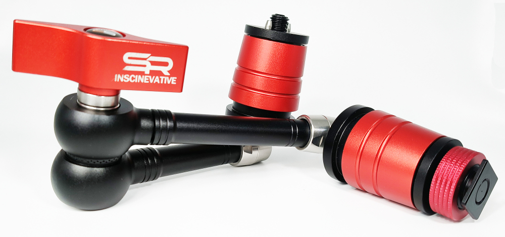 SIRAN SR-896 MIRAGE 7’’ 11''MAGIC ARM WITH QUICK-RELEASING QR MOUNT PLATE& CAMERA COLD SHOE MOUNTING
