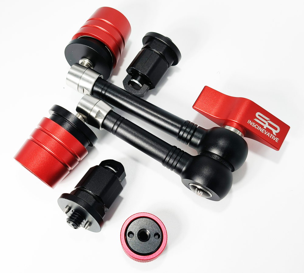 SIRAN SR-896 MIRAGE 7’’ 11''MAGIC ARM WITH QUICK-RELEASING QR MOUNT PLATE& CAMERA COLD SHOE MOUNTING