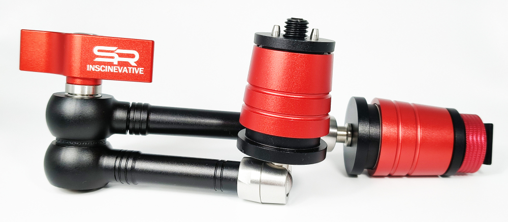 SIRAN SR-896 MIRAGE 7’’ 11''MAGIC ARM WITH QUICK-RELEASING QR MOUNT PLATE& CAMERA COLD SHOE MOUNTING