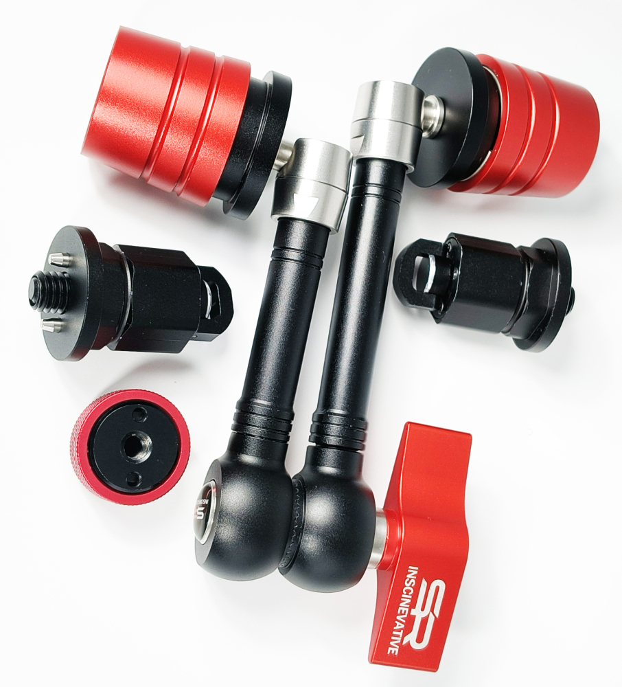 SIRAN SR-896 MIRAGE 7’’ 11''MAGIC ARM WITH QUICK-RELEASING QR MOUNT PLATE& CAMERA COLD SHOE MOUNTING