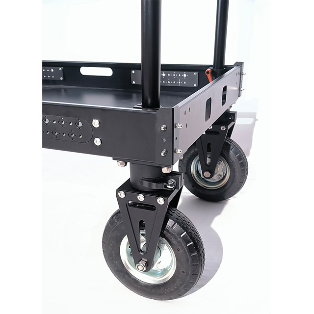 300KG PAYLOAD M SIZE 8 INCHES WHEELS QUICK-RELEASE CINE VIDEO PRODUCTION CAMERA CART