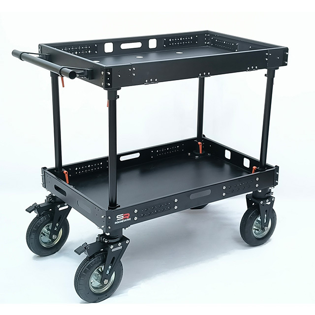300KG PAYLOAD M SIZE 8 INCHES WHEELS QUICK-RELEASE CINE VIDEO PRODUCTION CAMERA CART