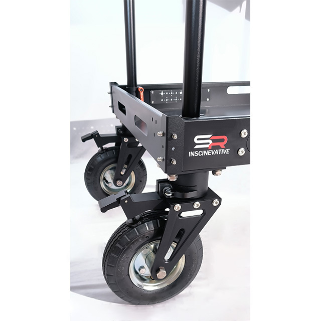 300KG PAYLOAD M SIZE 8 INCHES WHEELS QUICK-RELEASE CINE VIDEO PRODUCTION CAMERA CART