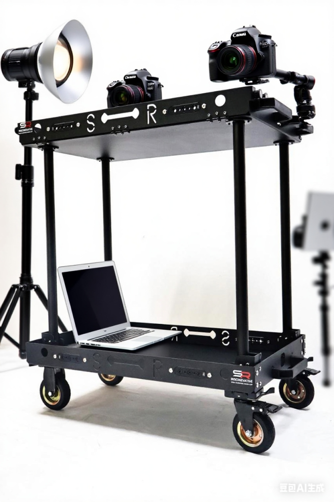 150KG payload compact  lightweight portable convenient quick-release cine video production camera cart