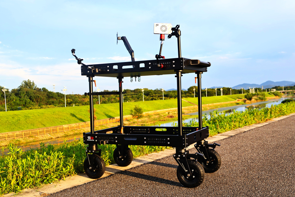 300KG PAYLOAD M SIZE 8 INCHES WHEELS QUICK-RELEASE CINE VIDEO PRODUCTION CAMERA CART