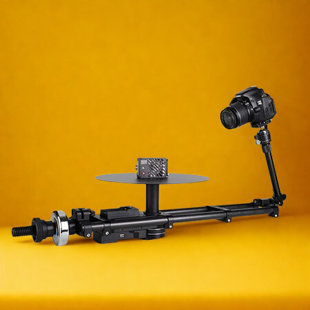 360 °MOTORIZED VIDEO ROTATION PLATFORM FOR VIDEO PHOTOGRAPHY WITH WIRELESS MOBILE APP CONTROL